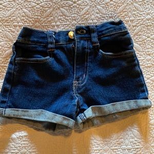 2T denim shorts